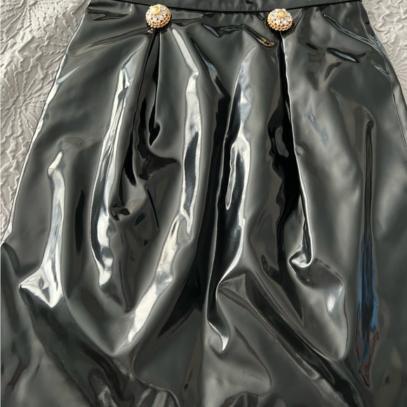 Versace leather skirt - Picture 2 of 12